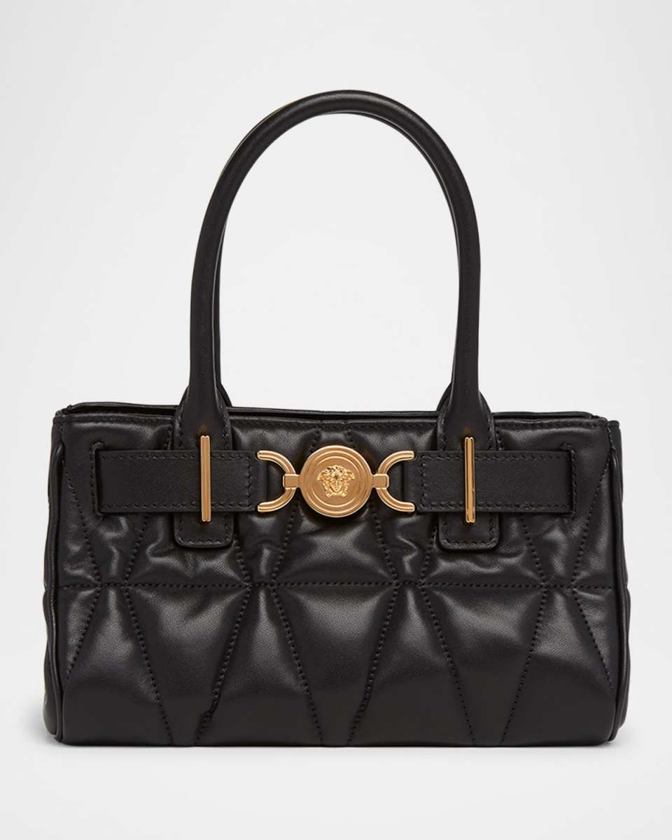 Medusa 95 Small Quilted Leather Shoulder Bag